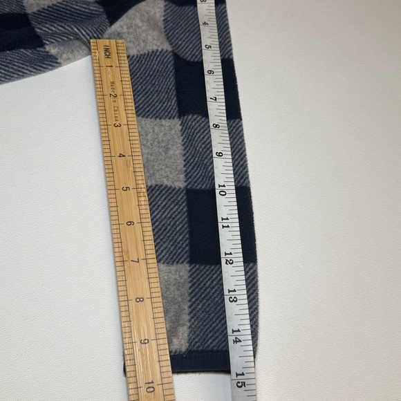 OshKosh B’gosh Toddler Fleece Zip Jacket‎ Navy Blue & Gray Plaid | 2T - Picture 6 of 6